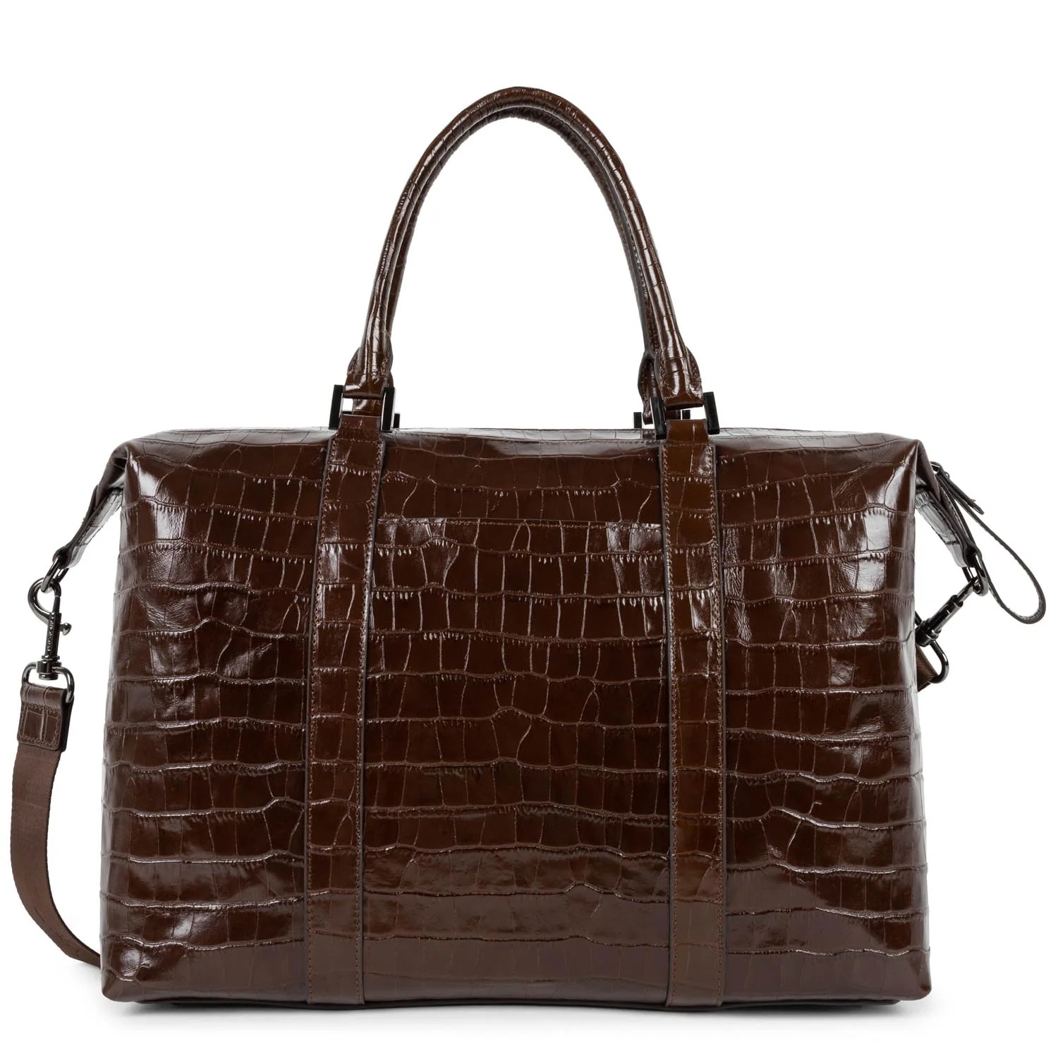 Croco Homme-Sac cabas main