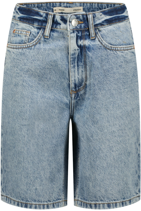Raizzed blauwe dames korte broek