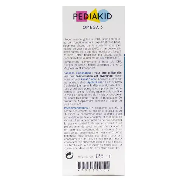 Pediakid Omega3 125ml