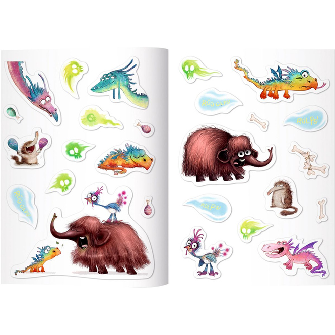 Furzipups - Der Knatterdrache - Stickerheft