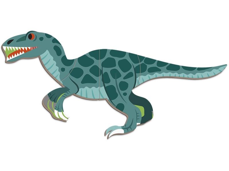 Janod Beschäftigungsspielzeug Magnetbuch Dinosaurier Magnetisches Lernspiel