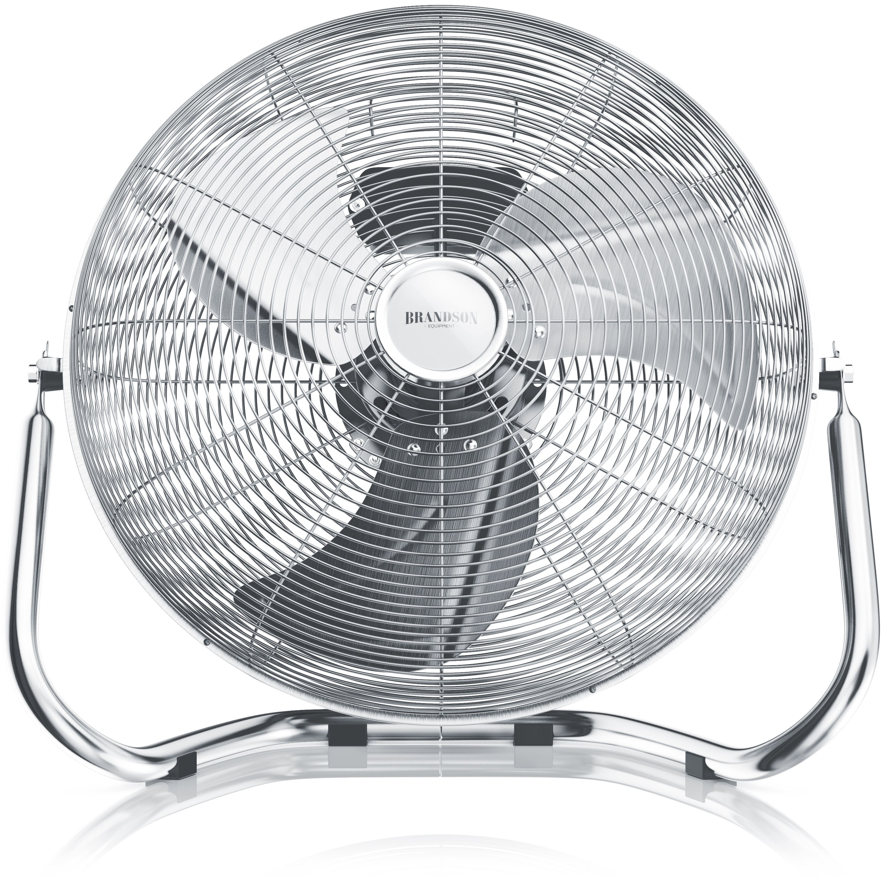 Brandson Bodenventilator 30 cm, Windmaschine Retro Stil, Ventilator, 3 Geschwindigkeitsstufen, Standventilator, hoher Luftdurchsatz