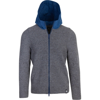 2964 Garmisch J-104 AKP Jacke Grau / Blau Herren