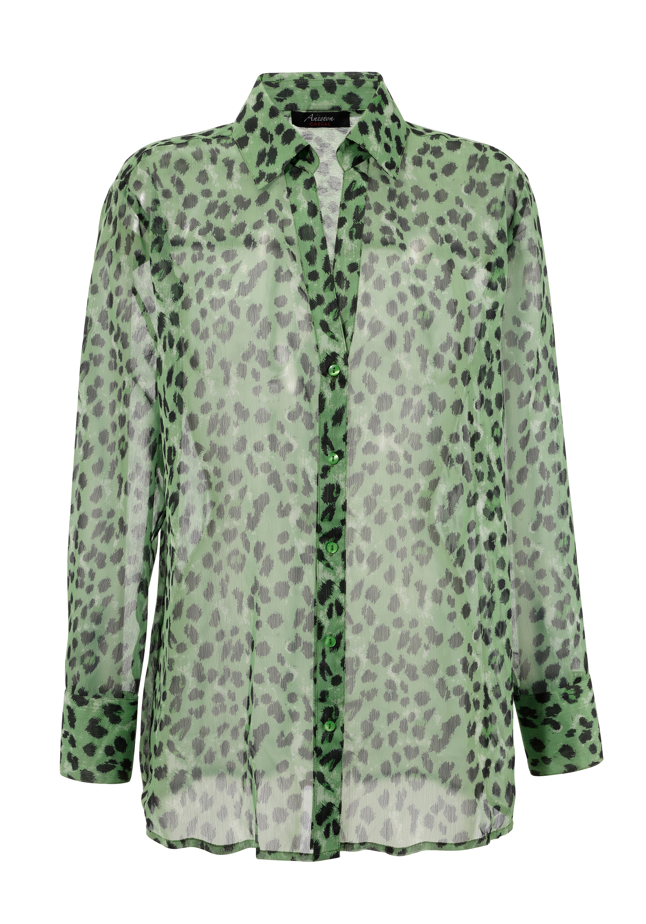 Aniston CASUAL Hemdbluse , mit trendfarbenem Animal-Print