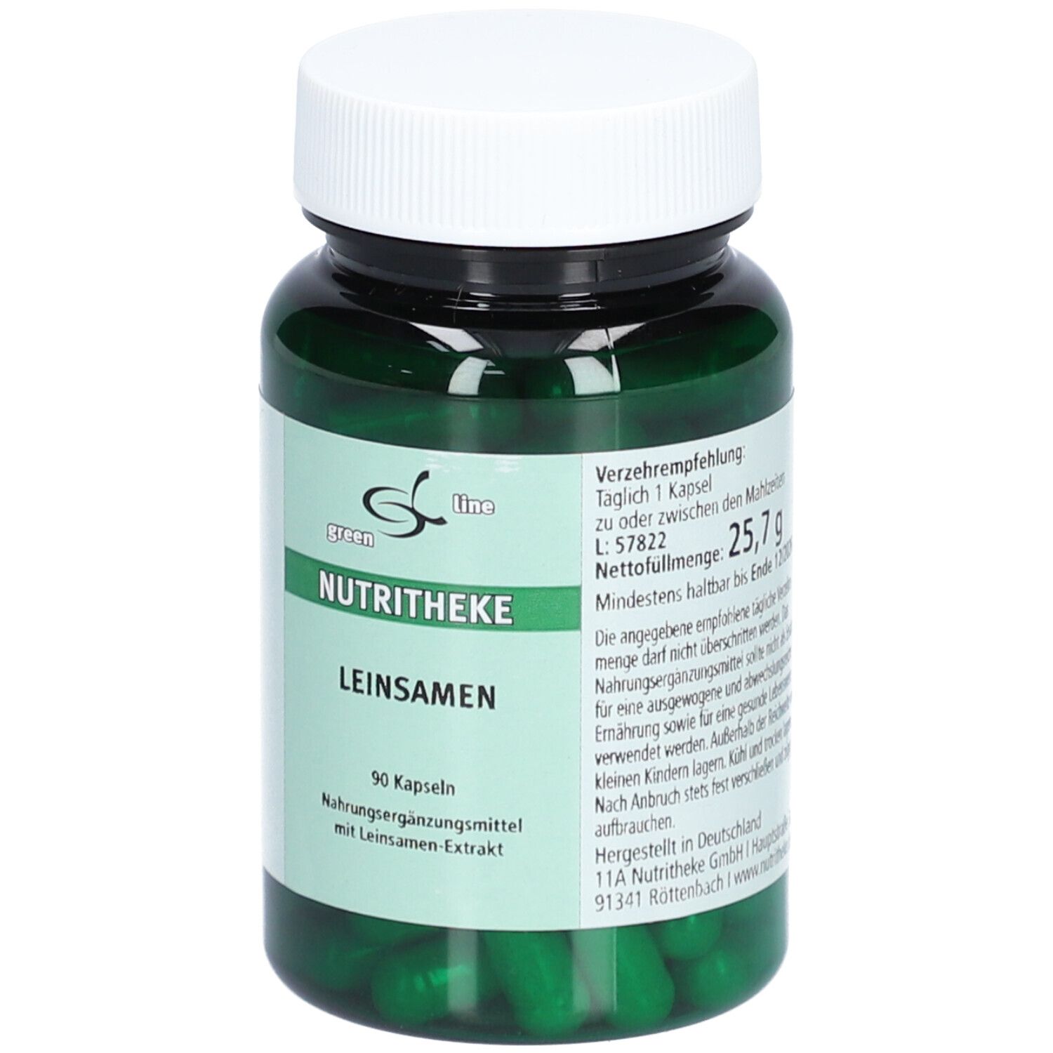 green line Nutritheke Leinsamen