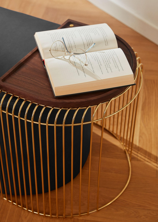 AYTM Curva bijzettafel goud