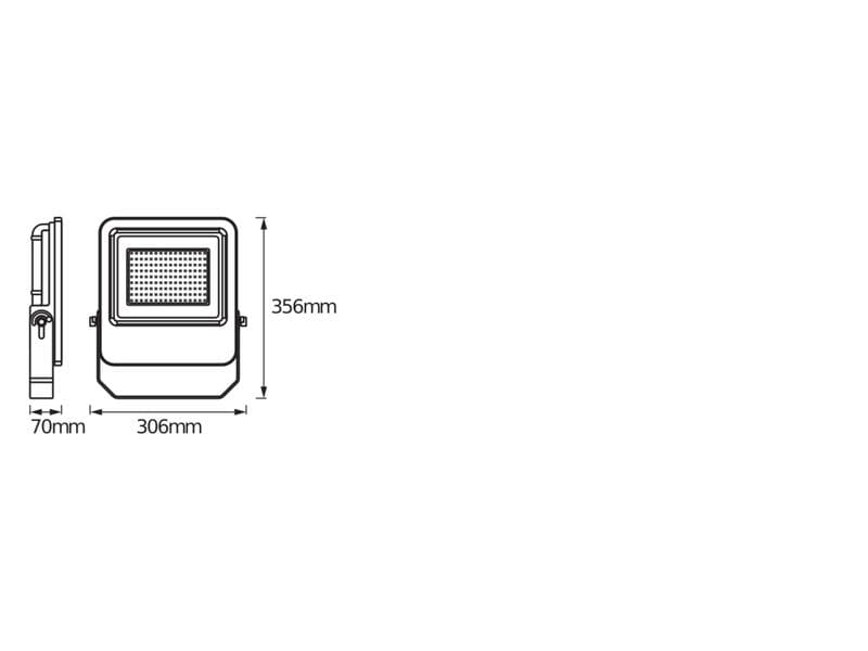 Ledvance Scheinwerfer LED Endura Flood, 100 W Aussenleuchte