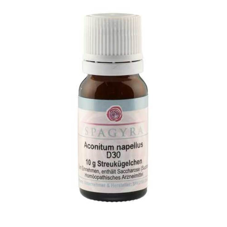 Aconitum napellus D 30 Globuli, 10 g
