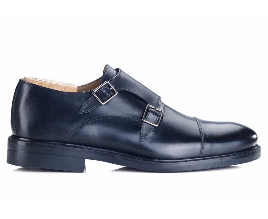 Chaussures homme double boucle Noir - LINDSEY GOMME CITY