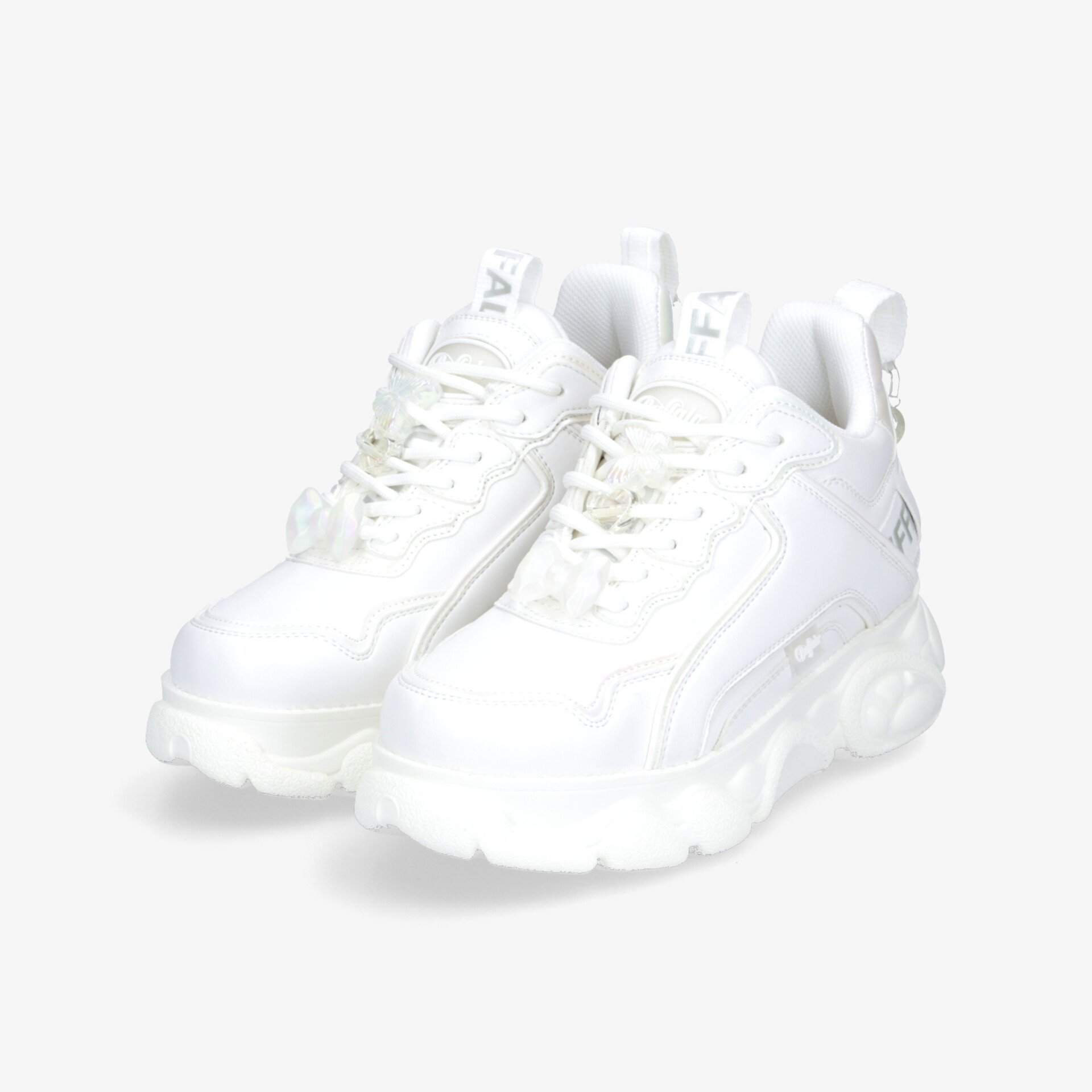 Buffalo CLD Chai Charm Damen Plateau Sneaker weiß