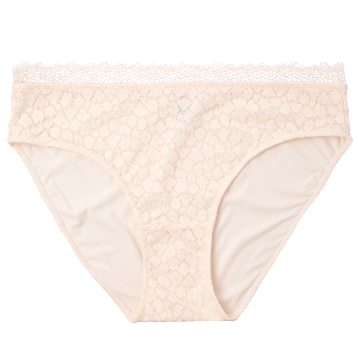Gina Benotti Damen Slip mit Spitze zartrosa