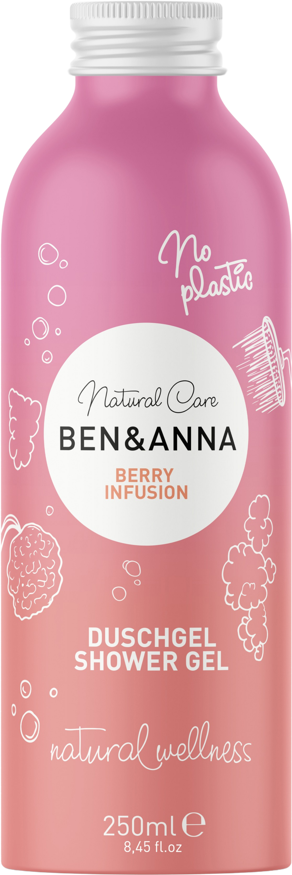 BEN & ANNA  Duschgel Berry Infusion, 250 ml