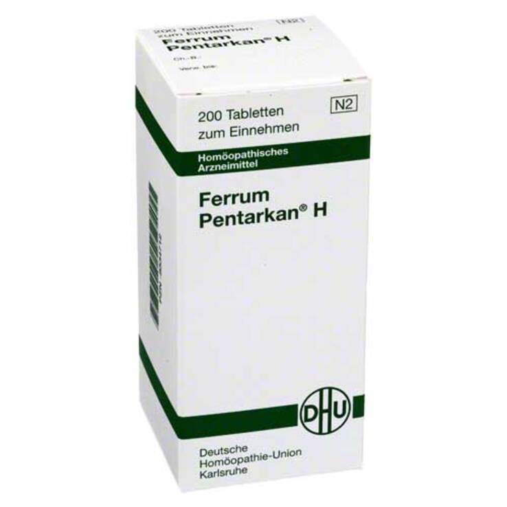 DHU Ferrum Pentarkan H Tabletten, 200 St