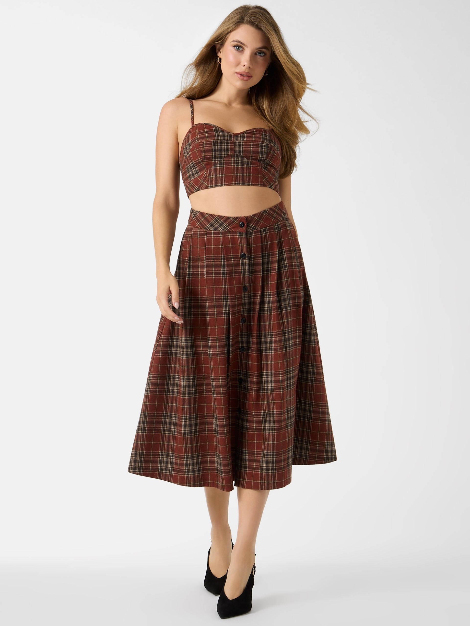Blusa xadrez Pia