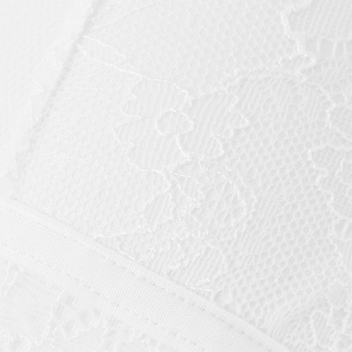 Gina Benotti Damen Bralette-BH mit Spitzendetails weiss