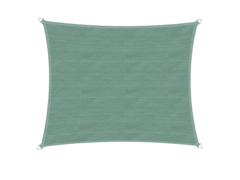 Windhager Sonnensegel Capri, 3 x 4 m, Eckig, Petrol Schattentuch für Terrasse oder Balkon
