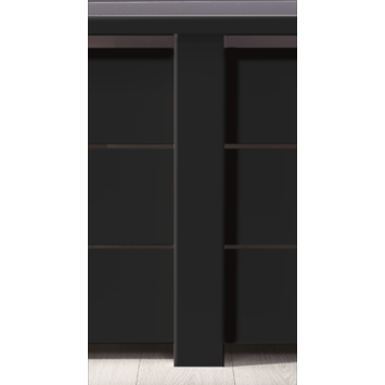 CanDo Radiator Staander Mix&Match 110x10 cm Zwart