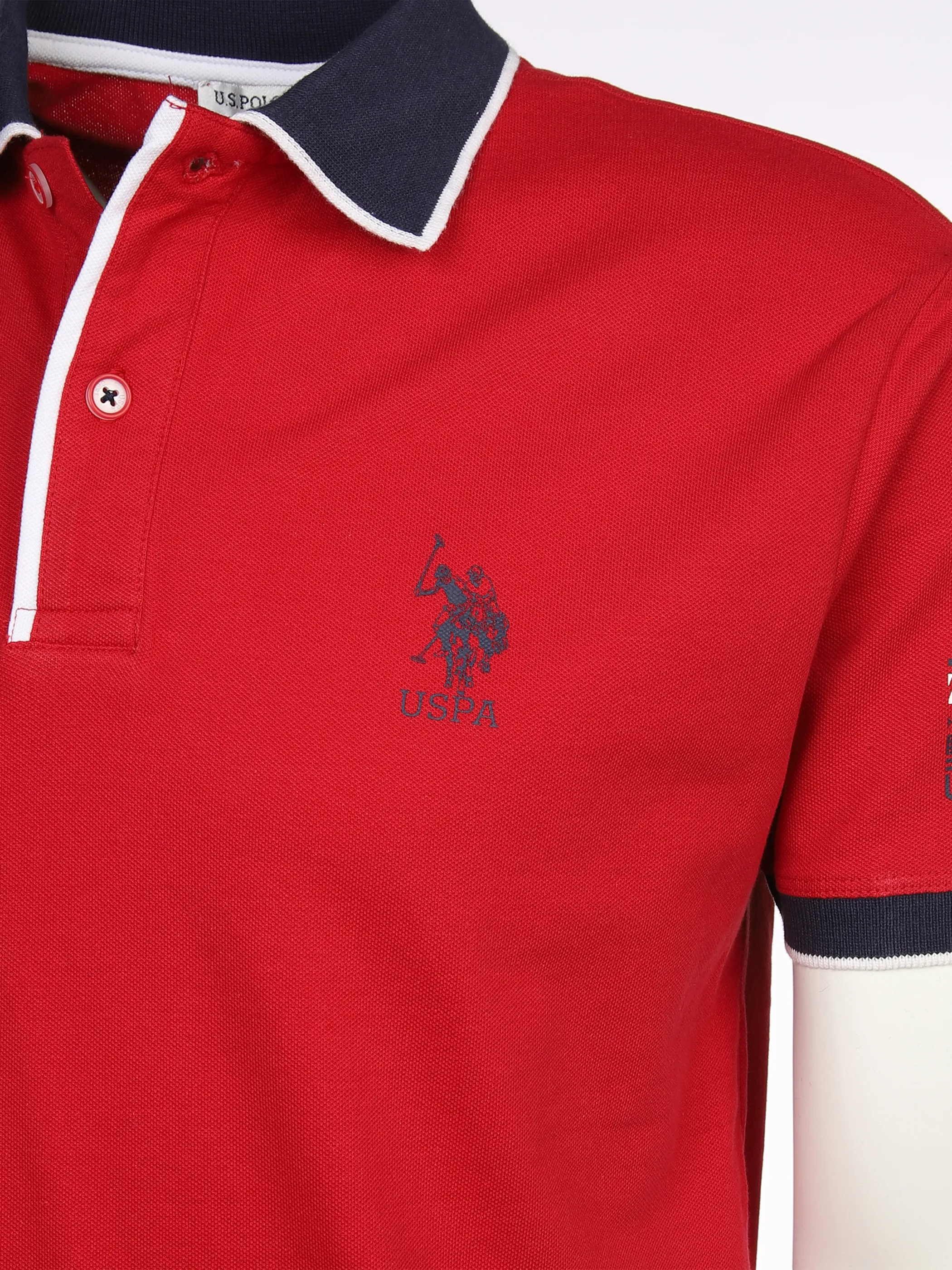 Herren Poloshirt mit Print