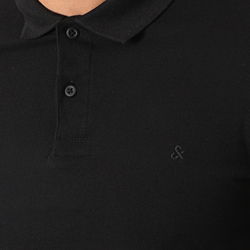 Polo Manches Courtes Basic Noir