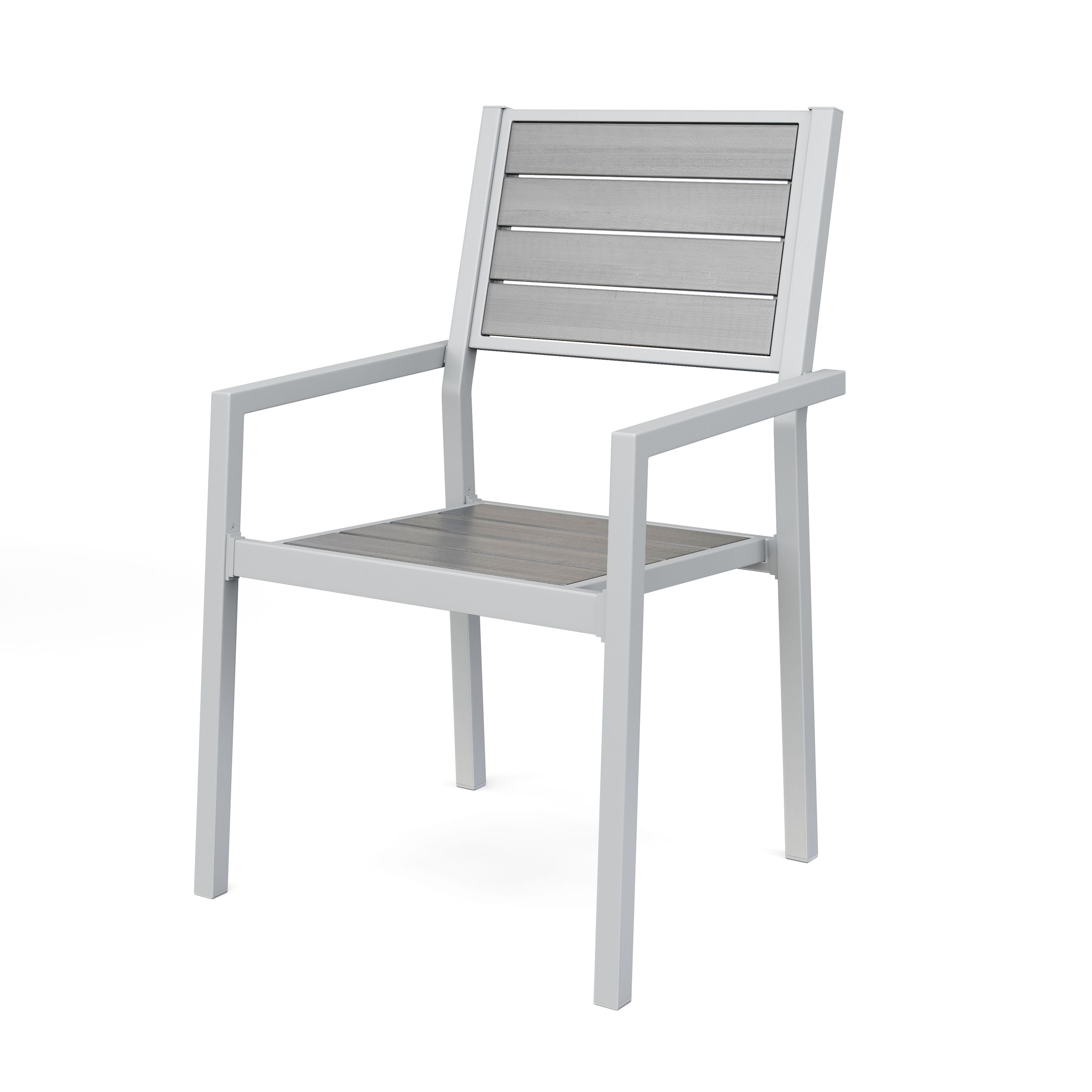 Gartenmöbel Set KAVO 8 Stühle grau