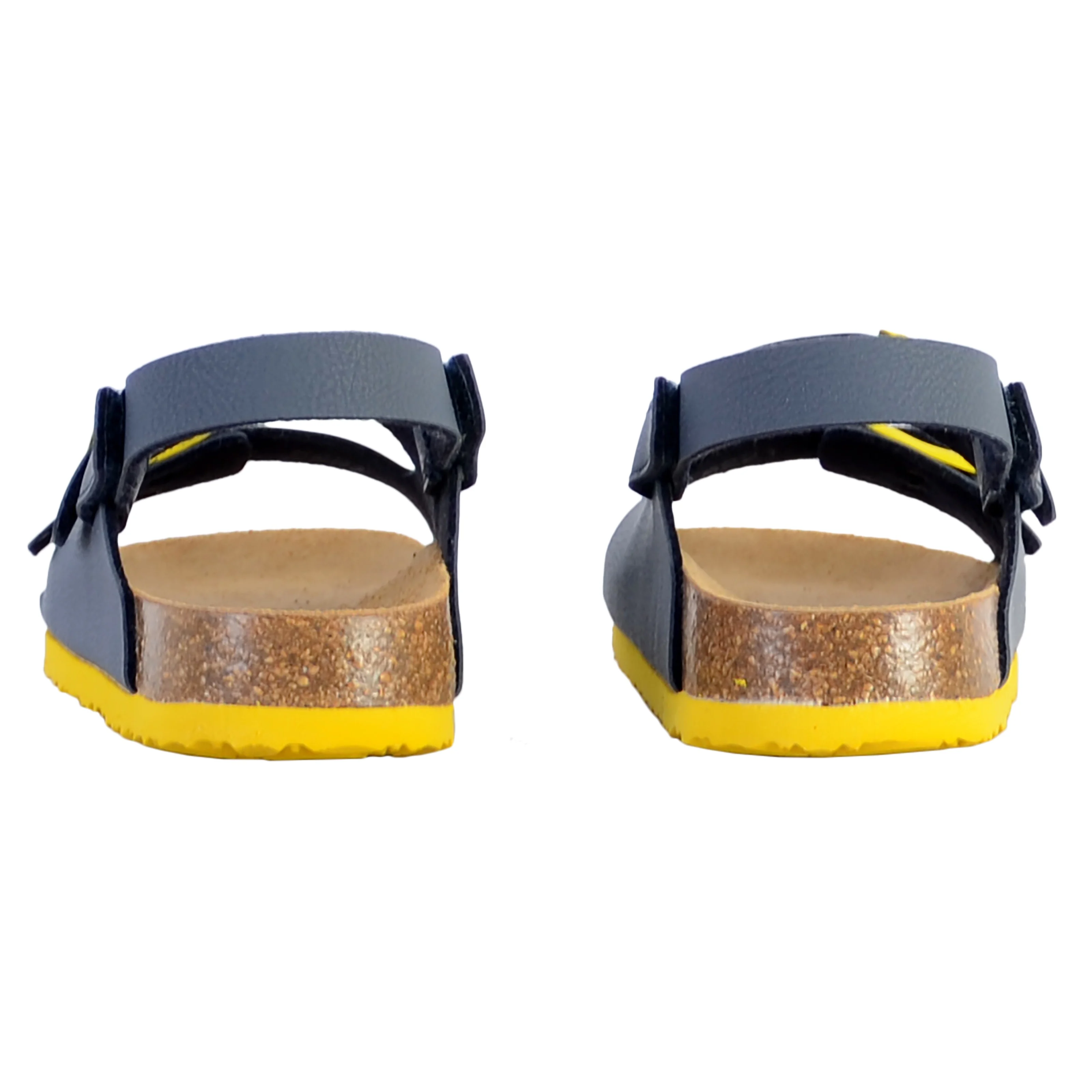Mules cuir enfantturtle | Bleu