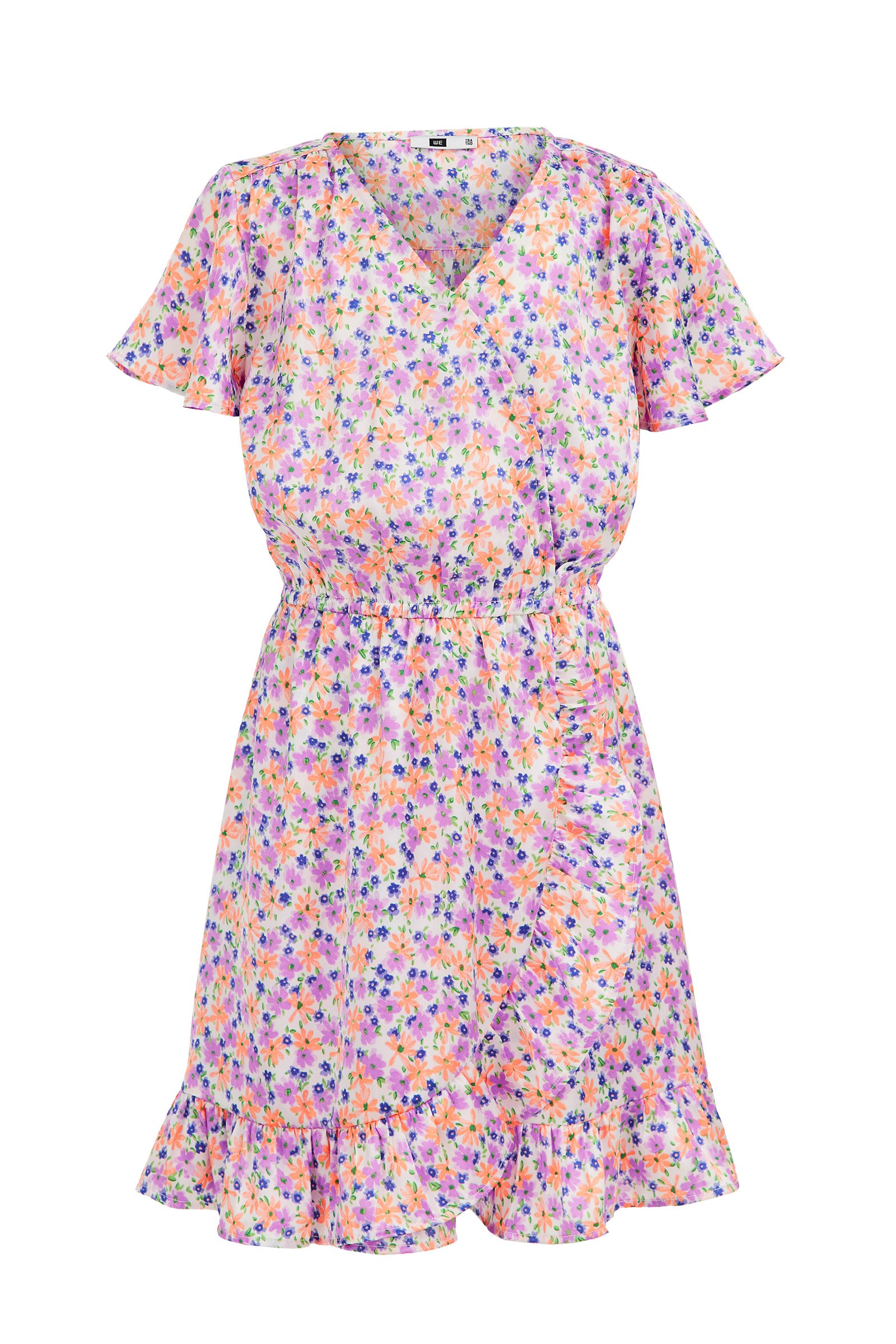 Meisjes jurk met dessin WE Fashion All-over print