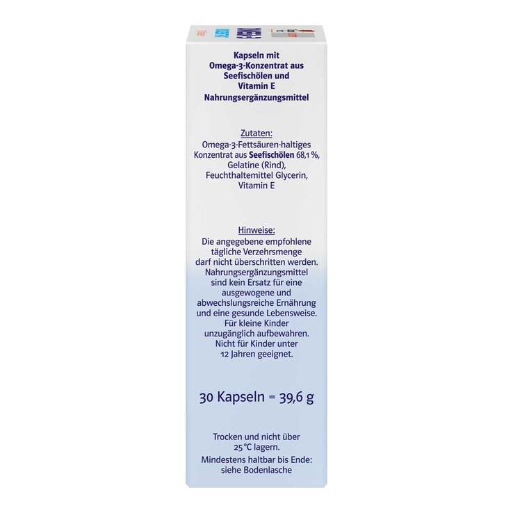 Doppelherz system Omega-3 Konzentrat Kapseln, 30 St