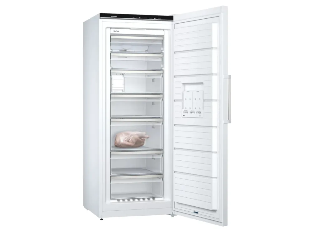 [OUTLET] - Siemens iQ500 GS54NAWCV - Fryser - stående - bredde: 70 cm - dybde: 78 cm - højde: 176 cm - 328 liter - Klasse C - hvid