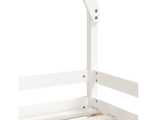 VIDAXL - Lit enfant Cadre de lit pour enfants blanc 90x200 cm bois de pin massif