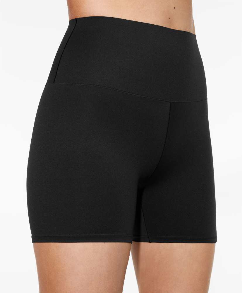 Leggings curtas de cintura alta, ajuste perfeito de 10 cm