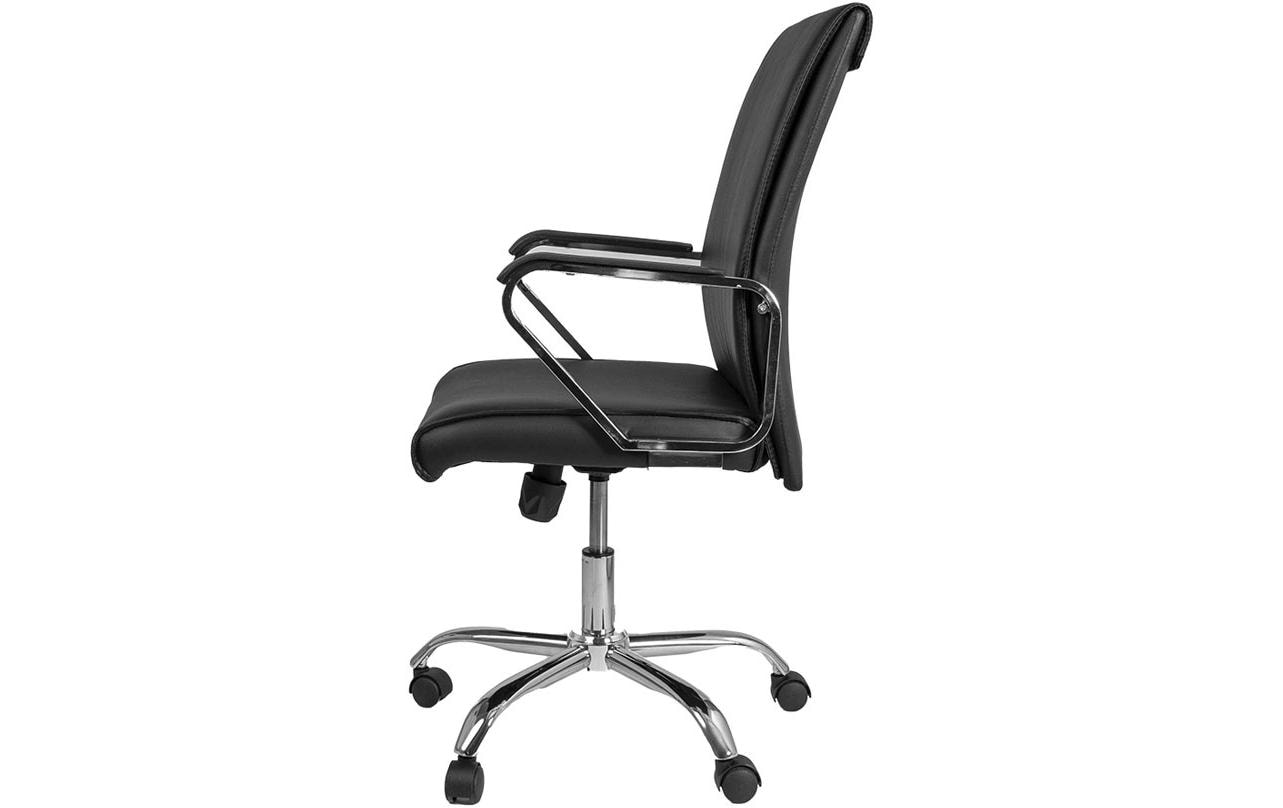 Bürostuhl Comfort Schwarz<br>Drehbarer Stuhl mit Armlehnen