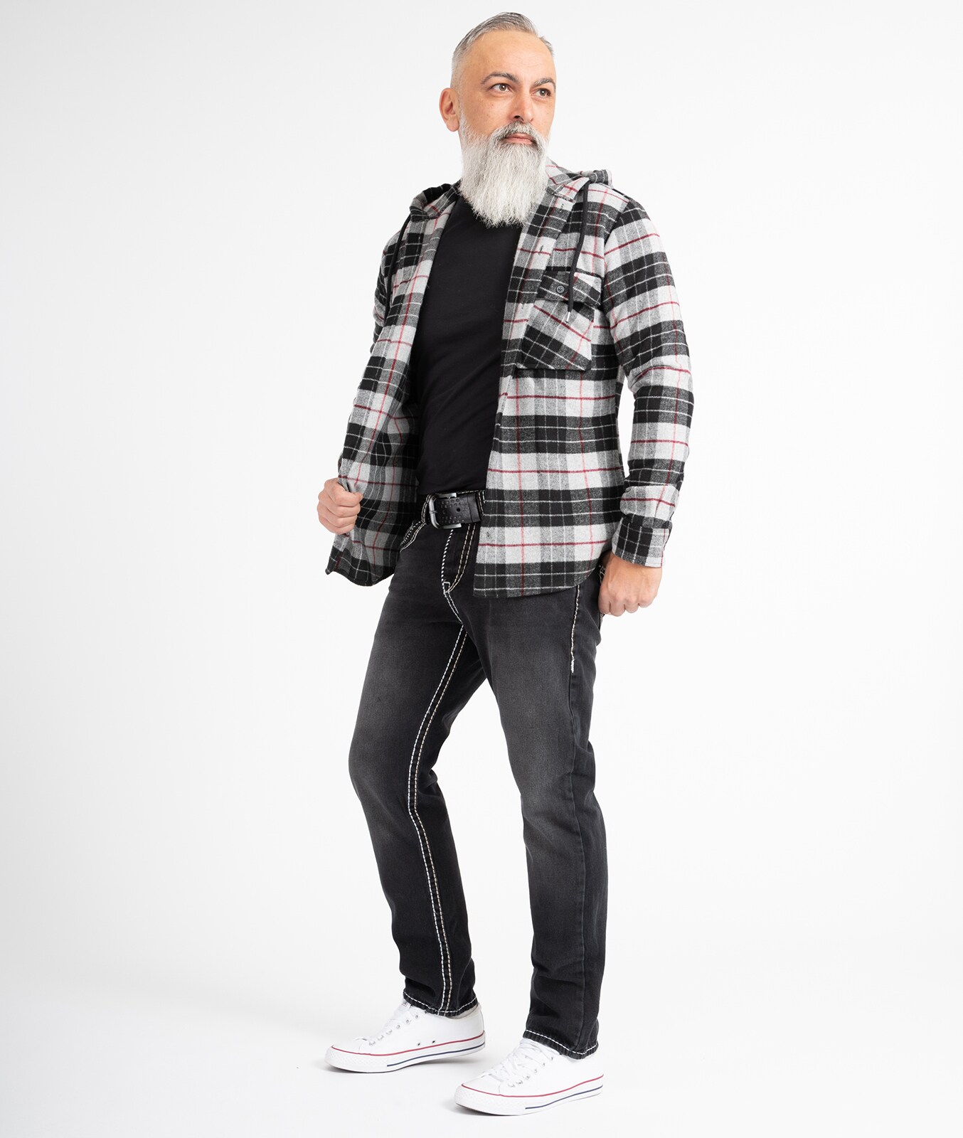 Rock Creek Jeans Comfort Fit dicke Nähte Loose Fit