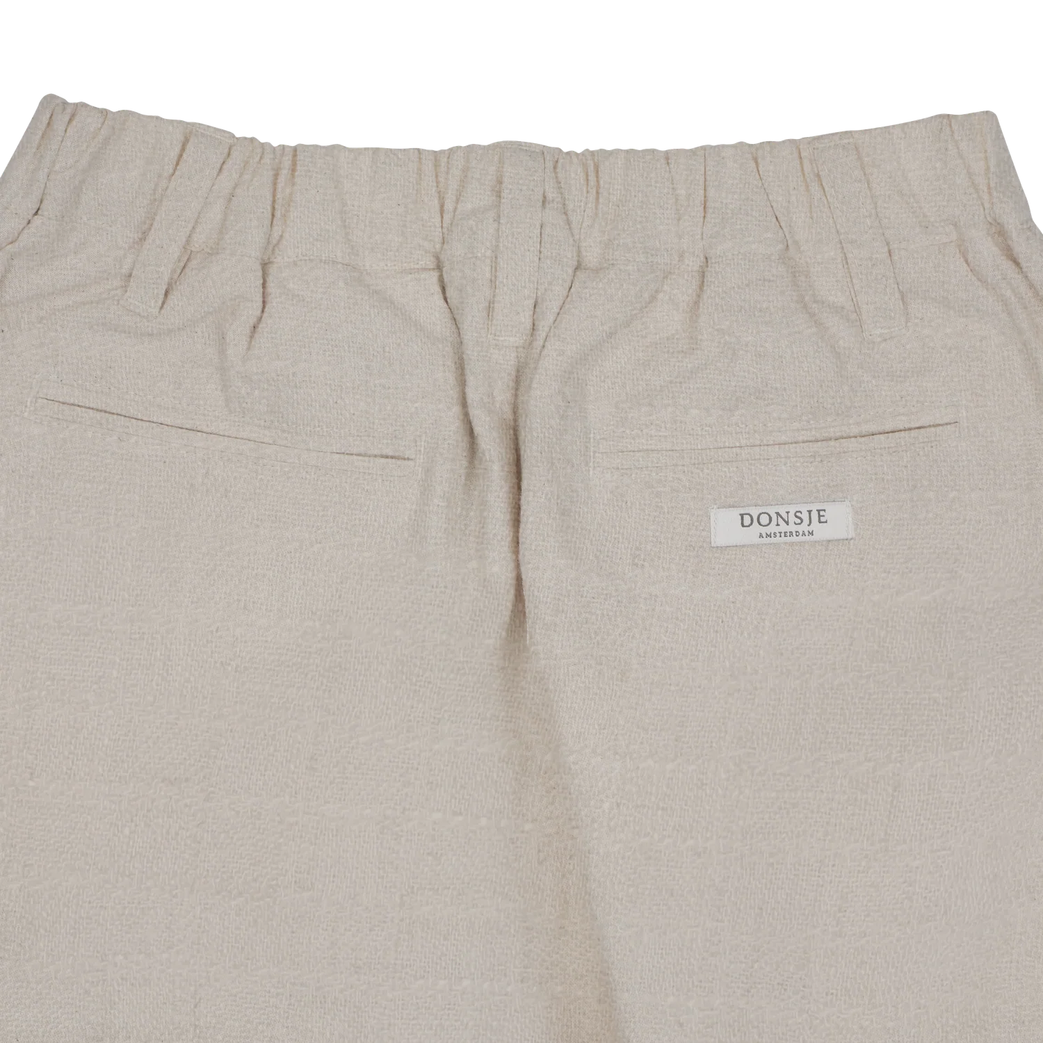 Senne Trousers | Warm White Melange