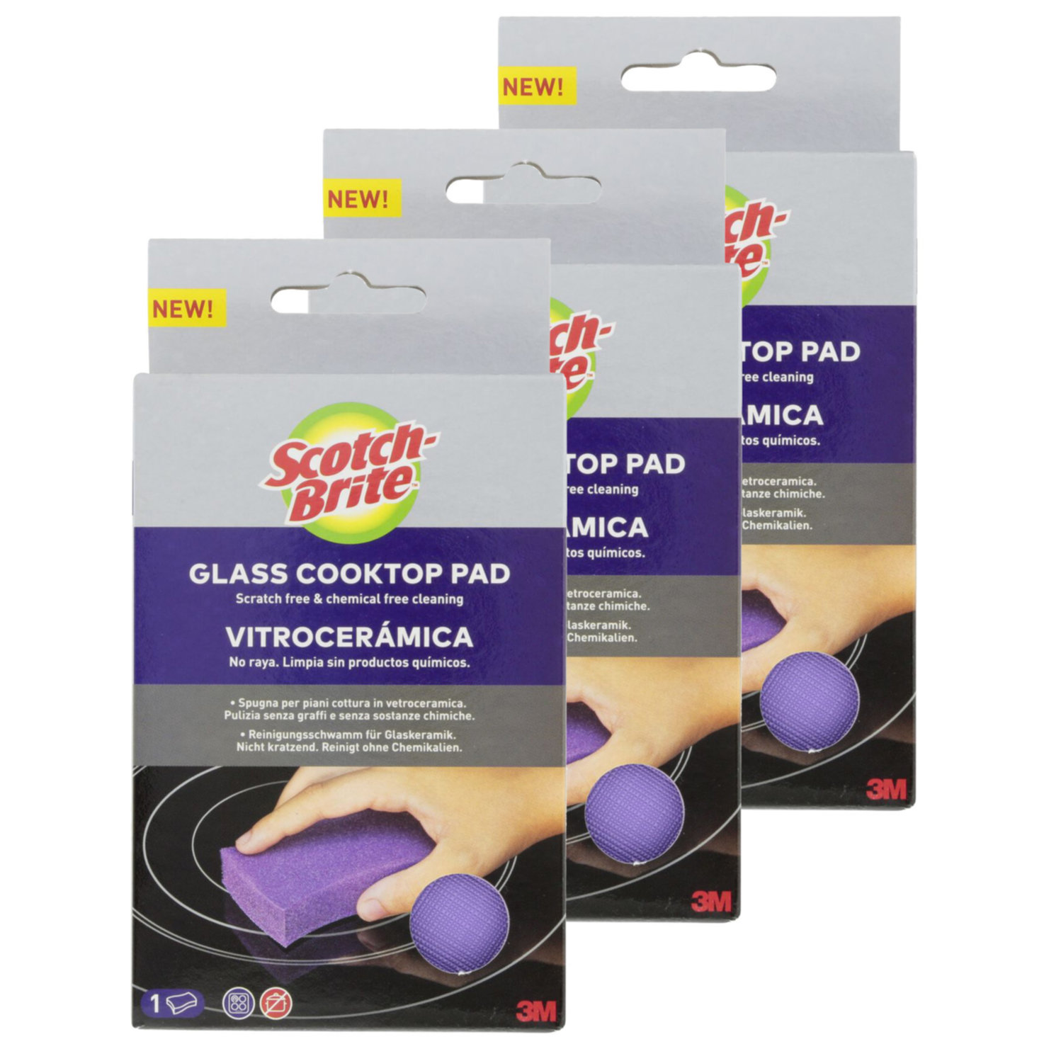 Scotch-Brite Glaskeramikschwamm 3 Stück