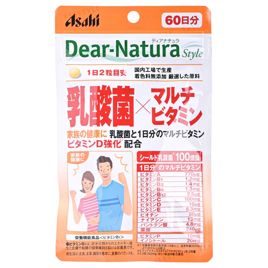 Asahi - Dear-Natura Style Lactobacillus x Multivitamin