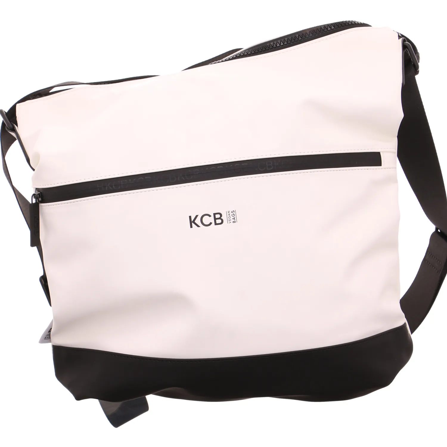 KCB VEGAN BAGS Umhängetasche Weiss Textil