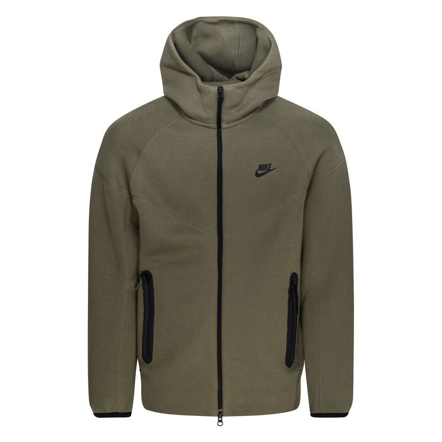 Nike Sweat à Capuche NSW Tech Fleece 24 FZ - Vert/Noir