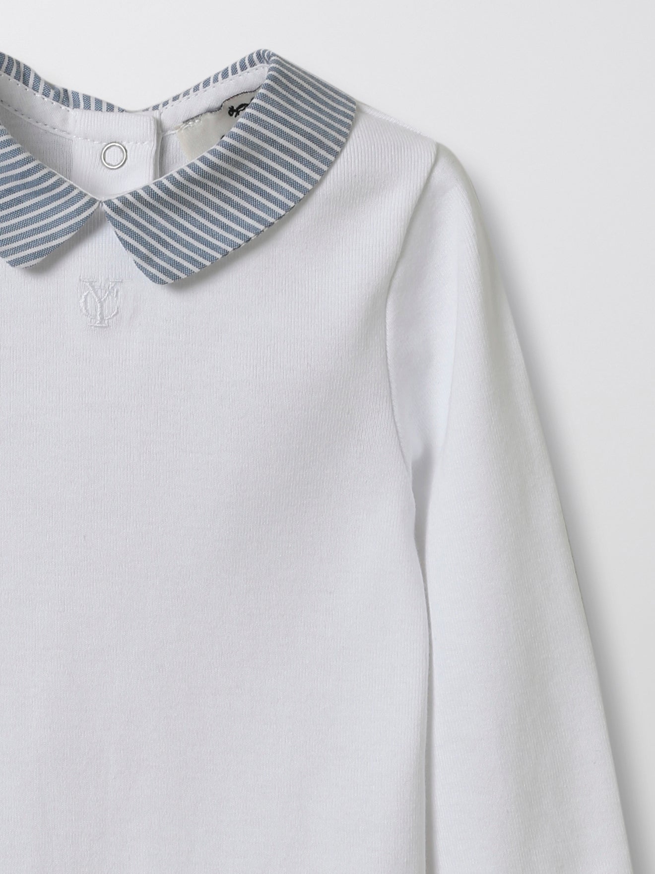 Body col en seersucker - Coton Bio