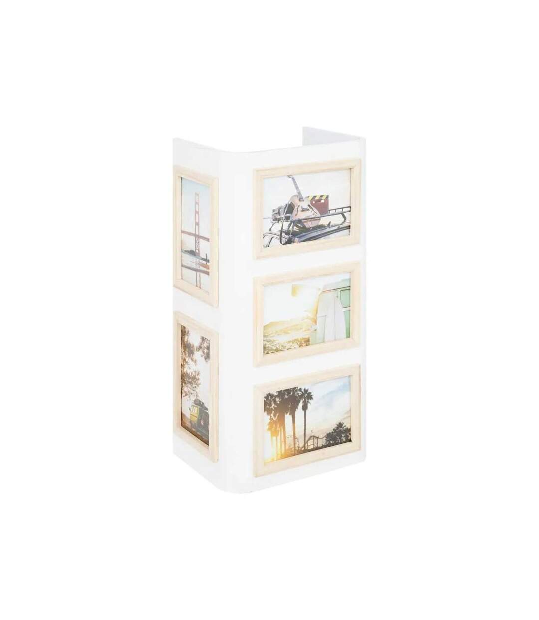 Pêle-Mêle 7 Photos Déco Danie 43cm Blanc