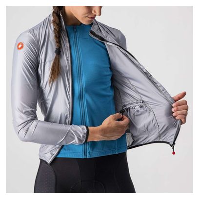 Veste coupe Manches Longues Femme Castelli Aria Shell gris