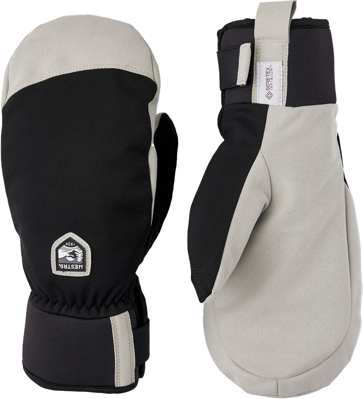 W.S. Wool Terry Mitt Black