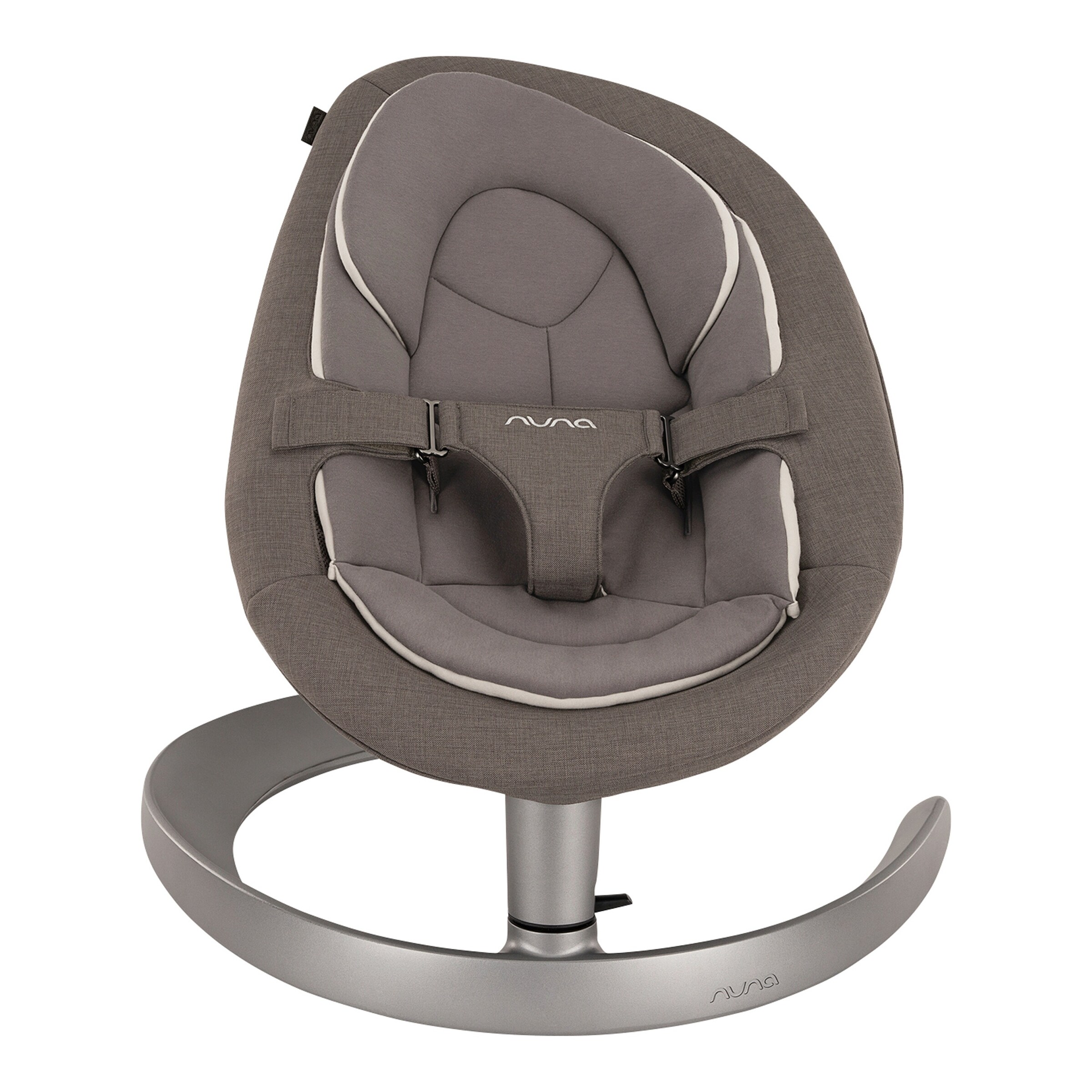 Nuna Babywippe Leaf Grow grau / Granite