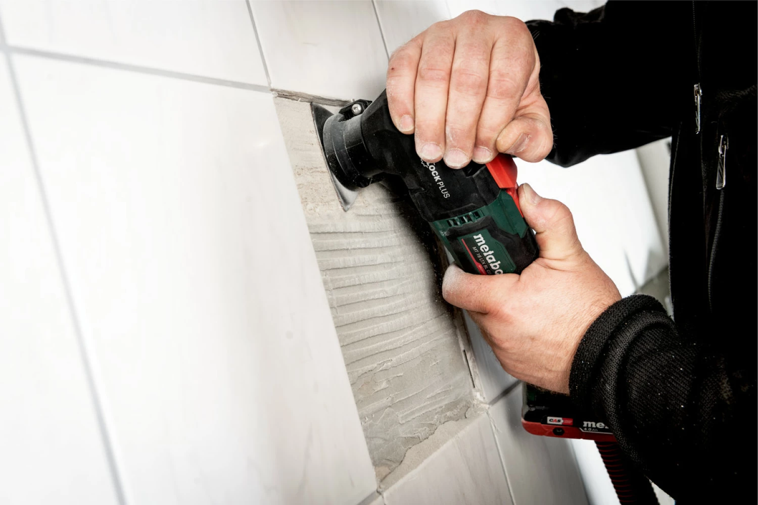 Metabo MT 18 LTX BL QSL 18V Li-ion accu multitool body in MetaBox - koolborstelloos - snelwissel