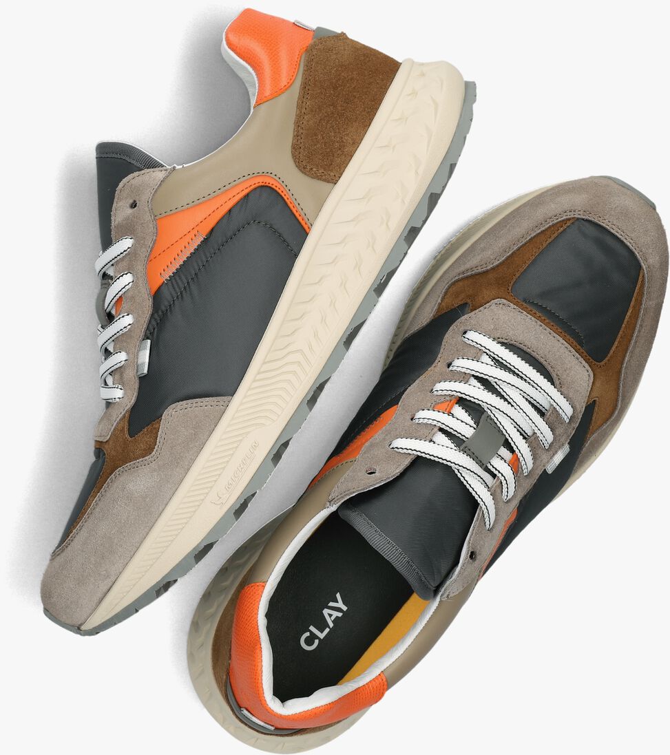 CLAY beige clay lage sneakers 13655