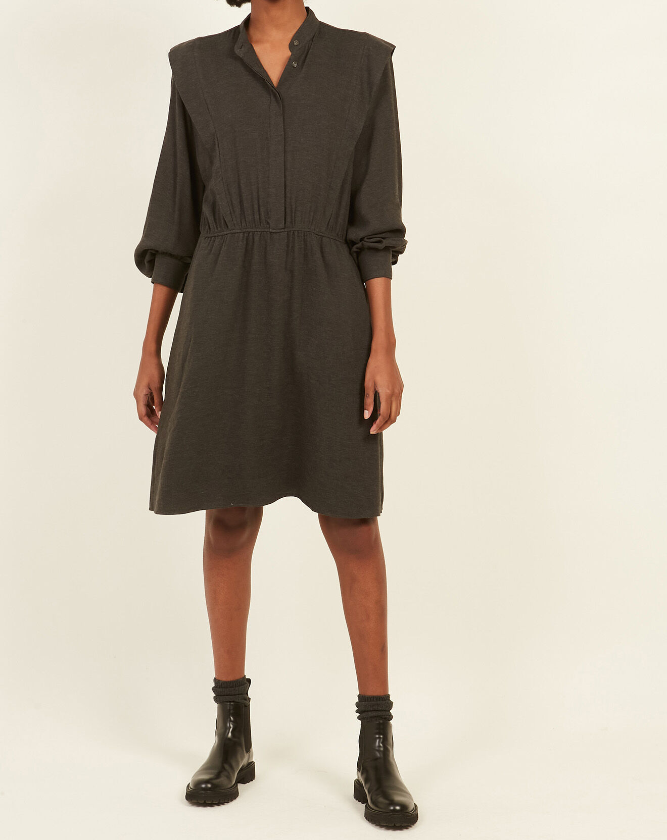 Hartford Robe Rooka gris foncé