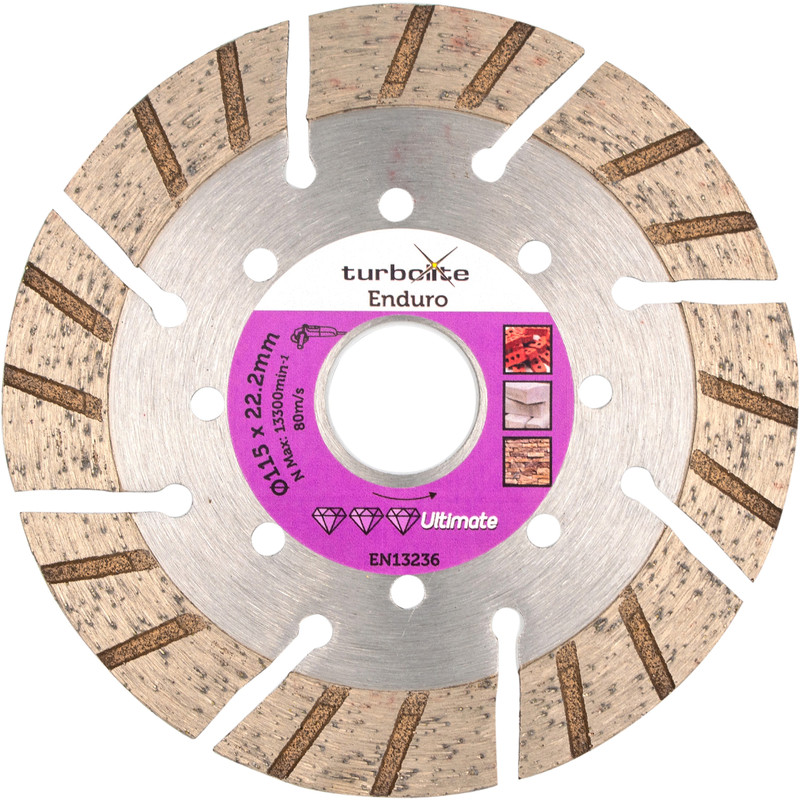 Turbolite Ultimate Enduro diamantschijf universeel 115x22,2mm