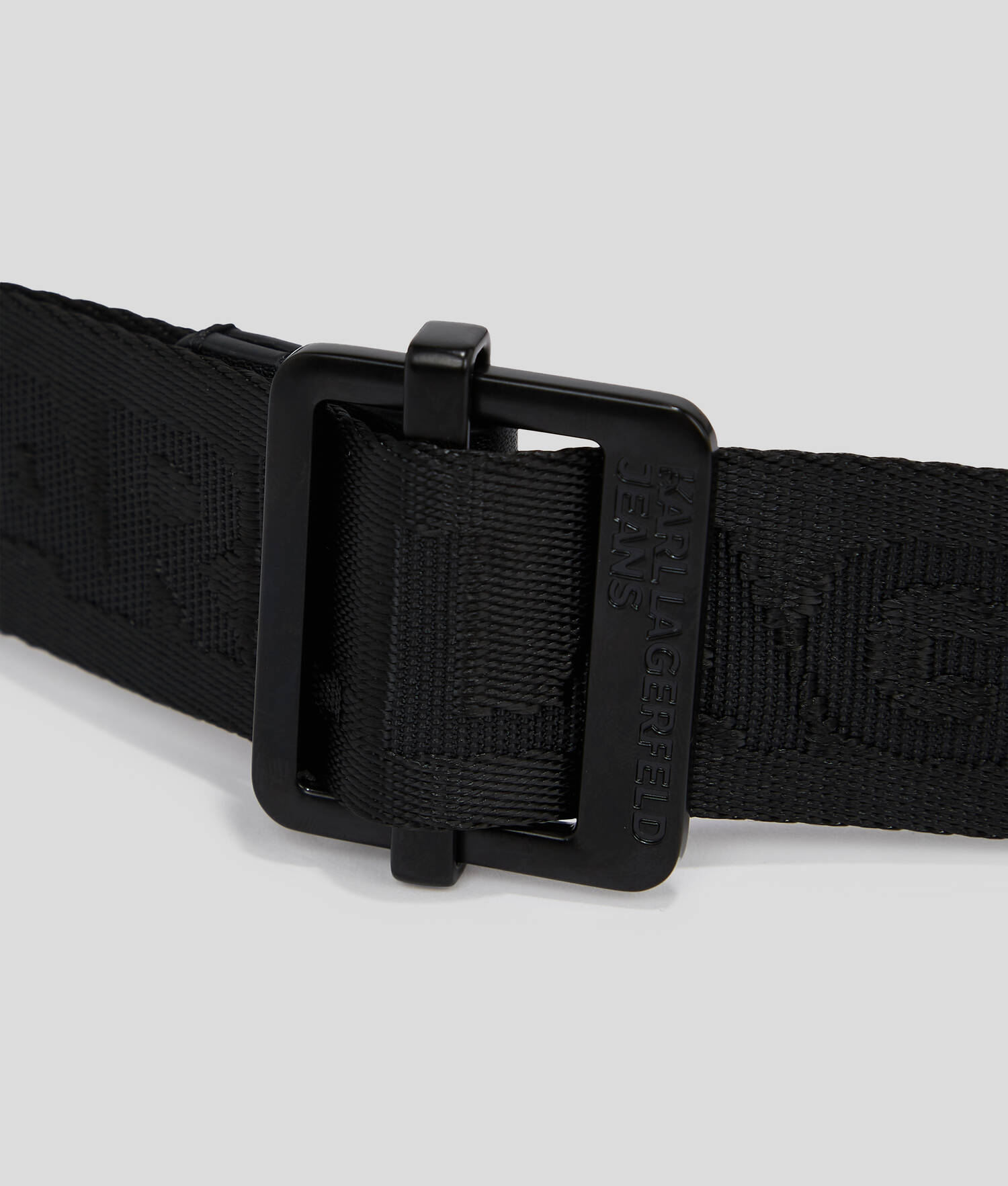 CEINTURE EN TOILE - Noir