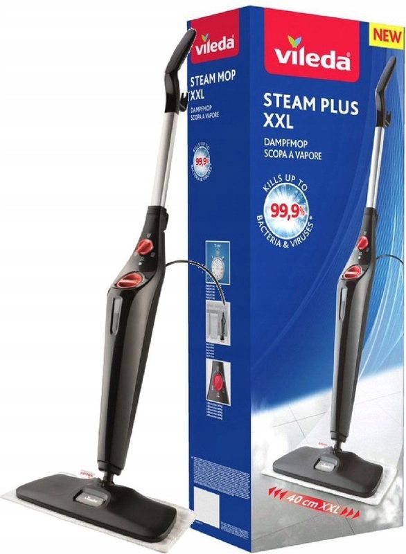 Vileda - Steam Plus Xxl - Stoomreiniger - Wit - 1550 W