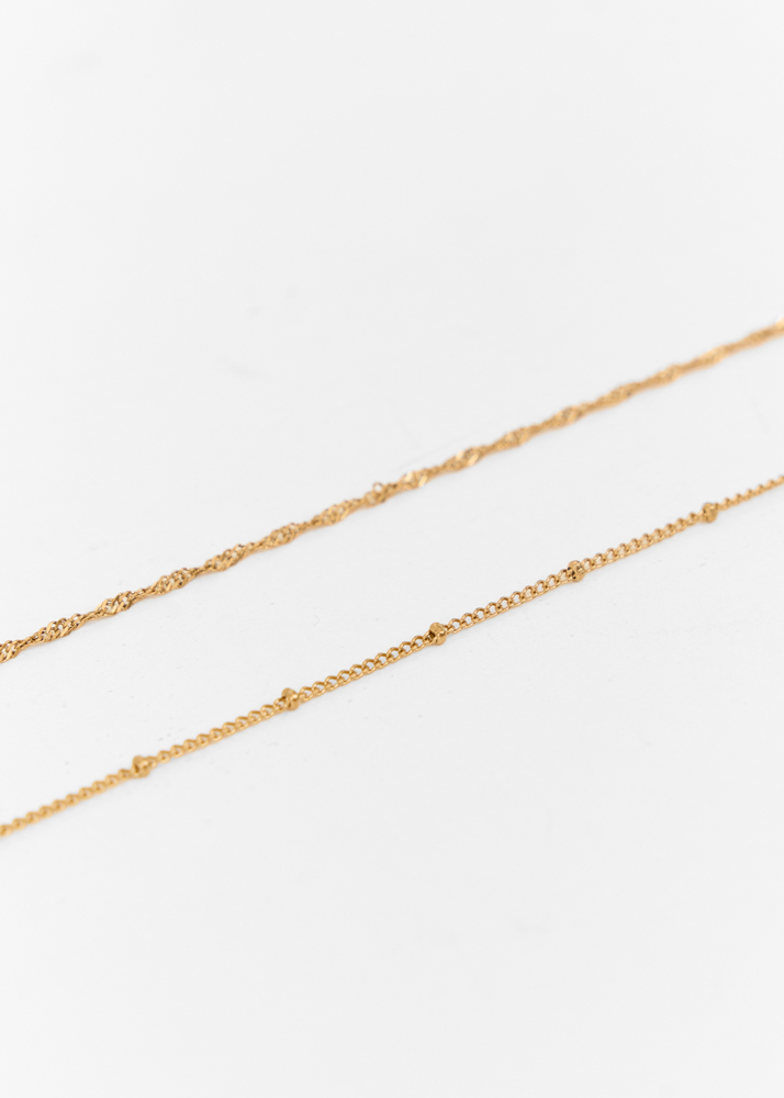 Amira belly chain goud
