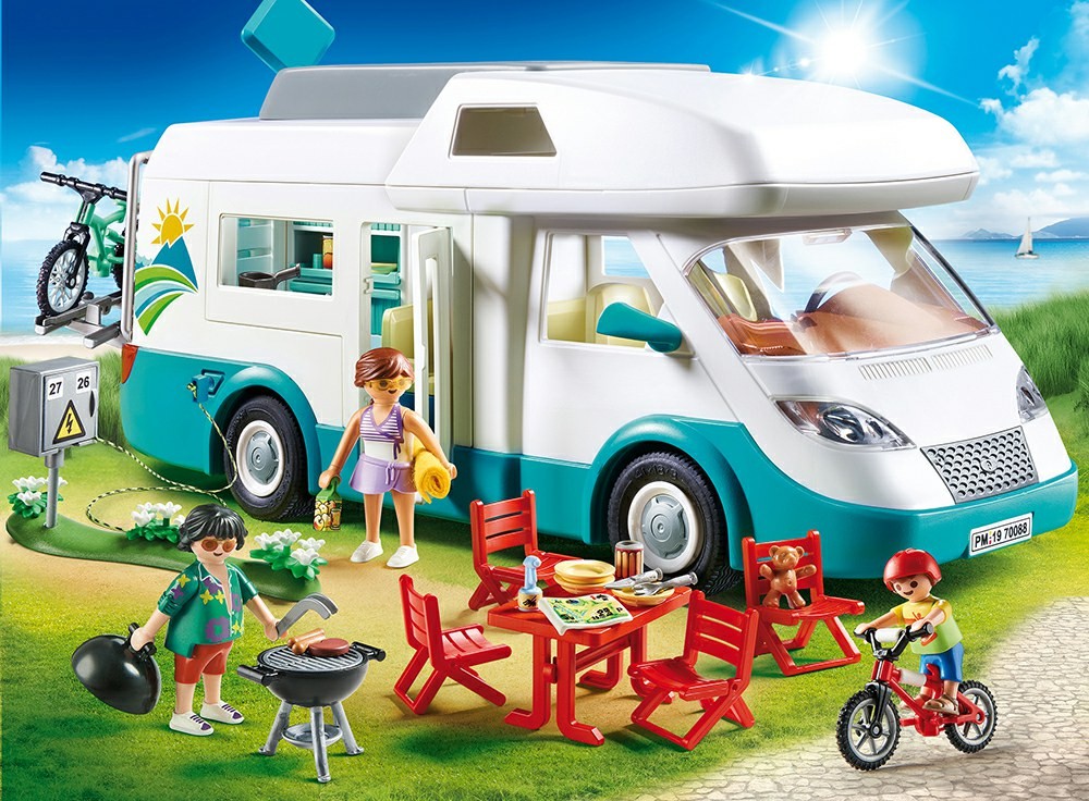 Playmobil- Family Fun - Autocamper (70088)